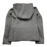 EMPORIO ARMANI cappotto tinta unita con cappuccio microfantasia Grigio per Bambino 6K4GJ4 GRIGIO EMPORIO ARMANI 