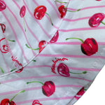 Moschino Cappello Tinta Unita con Fantasia A Righe per Neonata MDX028 BIANCO MOSCHINO 