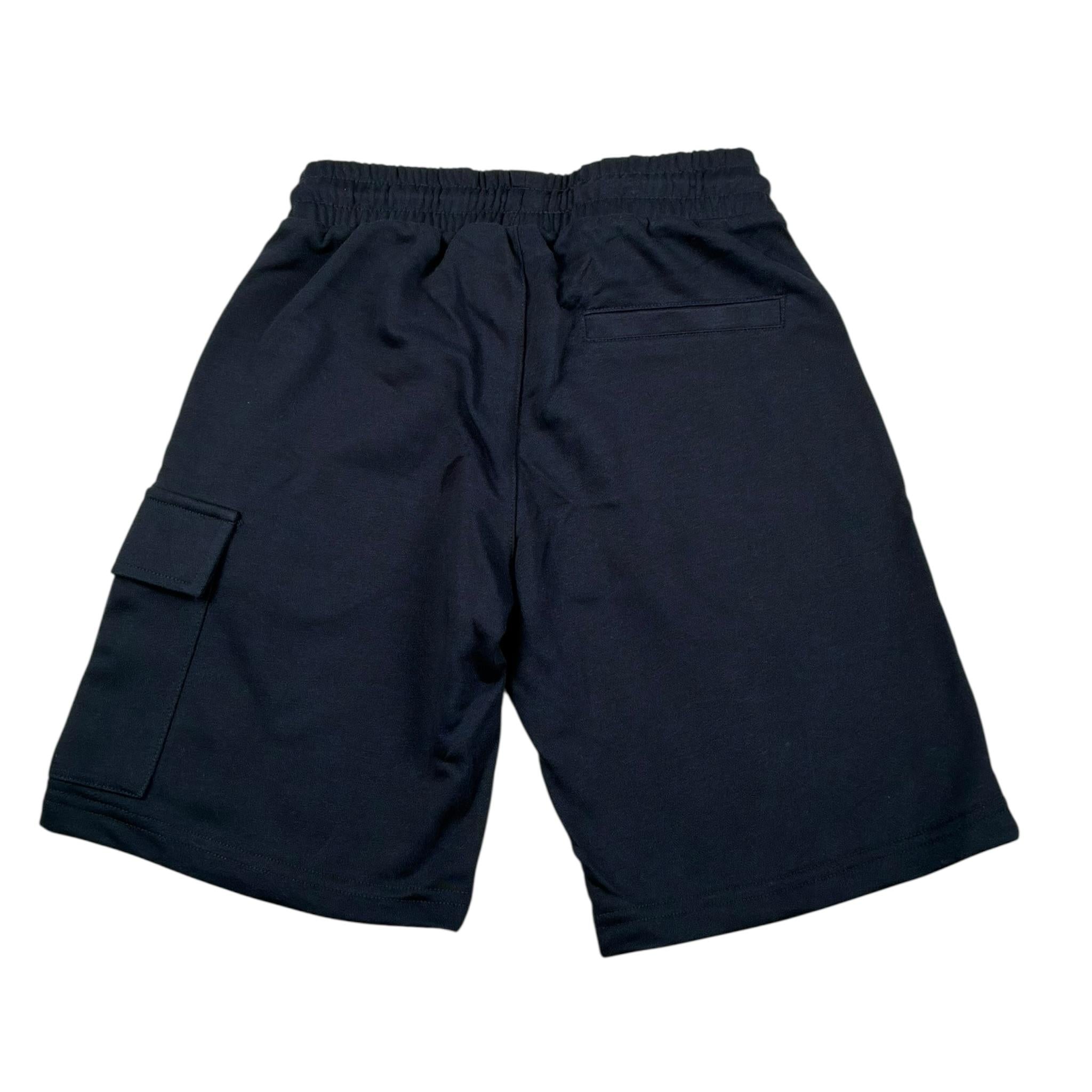 Jeckerson Bermuda Tuta Tinta Unita con Tascone per Bambino J3825 BLU JECKERSON 