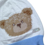 Le Bebe' Cappello Tinta Unita con Stampa per Neonato LBB5315 BIANCO LE BEBE' 
