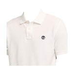 Timberland Polo Mezza Manica Tinta Unita con Logo per Bambino T60437 BIANCO TIMBERLAND 