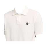 Timberland Polo Mezza Manica Tinta Unita con Logo per Bambino T60437 BIANCO TIMBERLAND 