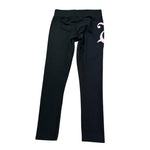 Juicy Couture Leggins Tinta Unita con Stampa per Bambina JBX6627 NERO JUICY COUTURE 
