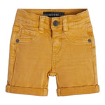 Guess Bermuda Tinta Unita con Girovita Regolabile per Neonato N1RD03WE620N GIALLO GUESS 