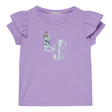 Liu Jo T-Shirt Tinta Unita con Brillantini per Bambina KA5092X GLICINE LIU JO 
