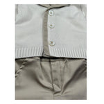 Pure Firenze Completo 4 Pezzi Camcia-Pantalone-Cardigan-Papillon Panna per Neonato 7665 PANNA PURE FIRENZE 