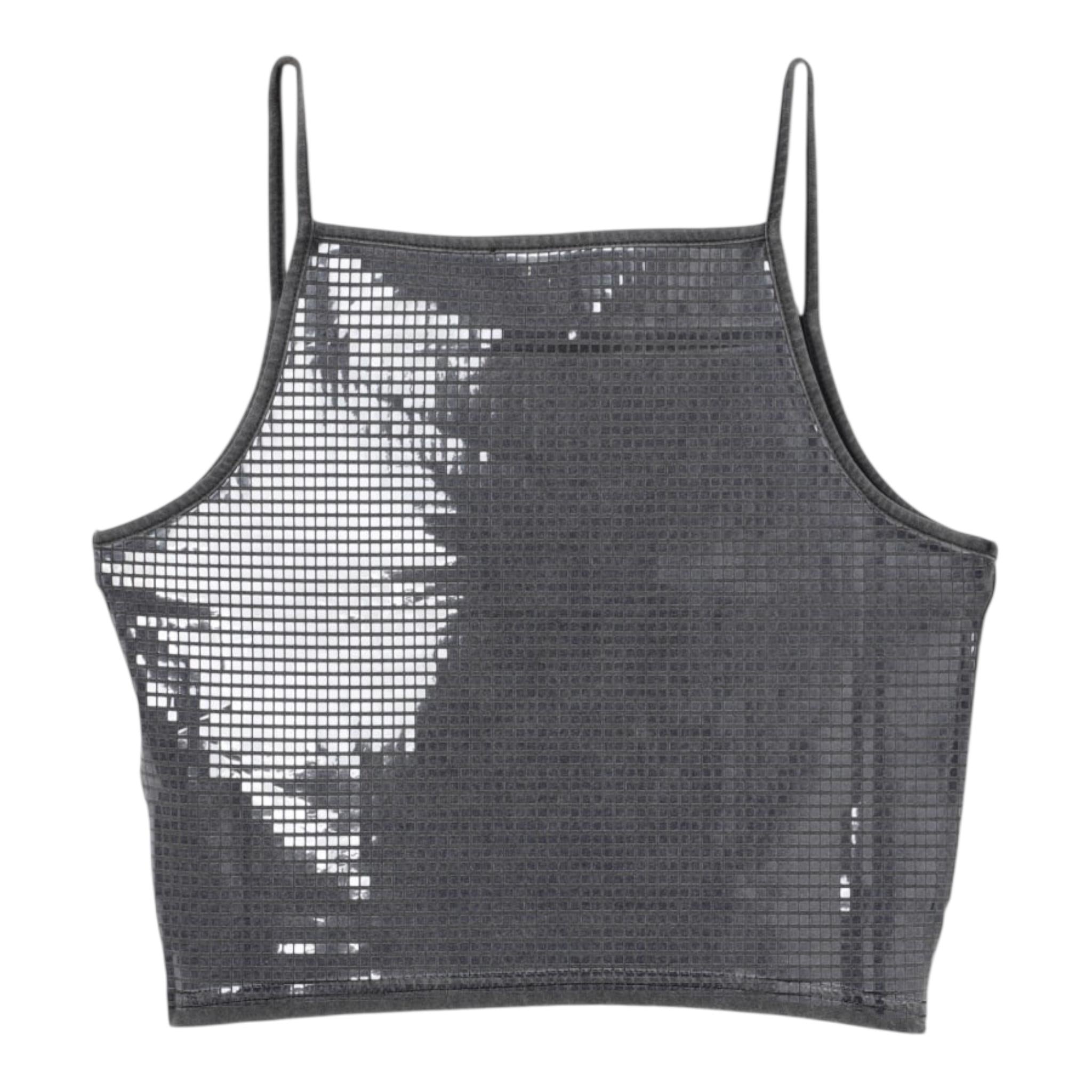 Diesel Top Bretelline Tinta Unita per Bambina J02179 GRIGIO DIESEL 