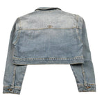 Liu Jo Giubbino In Denim Tinta Unita per Bambina GA5180XX AZZURRO LIU JO 