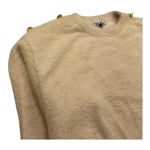 JANICE maglia girocollo tinta unita Beige per Bambina JN589R BEIGE JANICE 