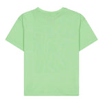 Barrow Kids T-Shirt Girocollo Tinta Unita con Logo per Bambino S5BKJUTH082 VERDE BARROW KIDS 