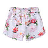 Sarabanda Short Tinta Unita con Fantasia Fiori per Neonata 0B221N BIANCO SARABANDA 
