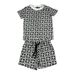 John Richmond Completo 2 Pezzi T-Shirt-Bermuda per Neonato RIP26023CJ BIANCO JOHN RICHMOND 