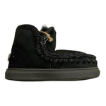 MOU stivali tinta unita con ricami  Nero per Bambina MUFK111015AA NERO MOU 