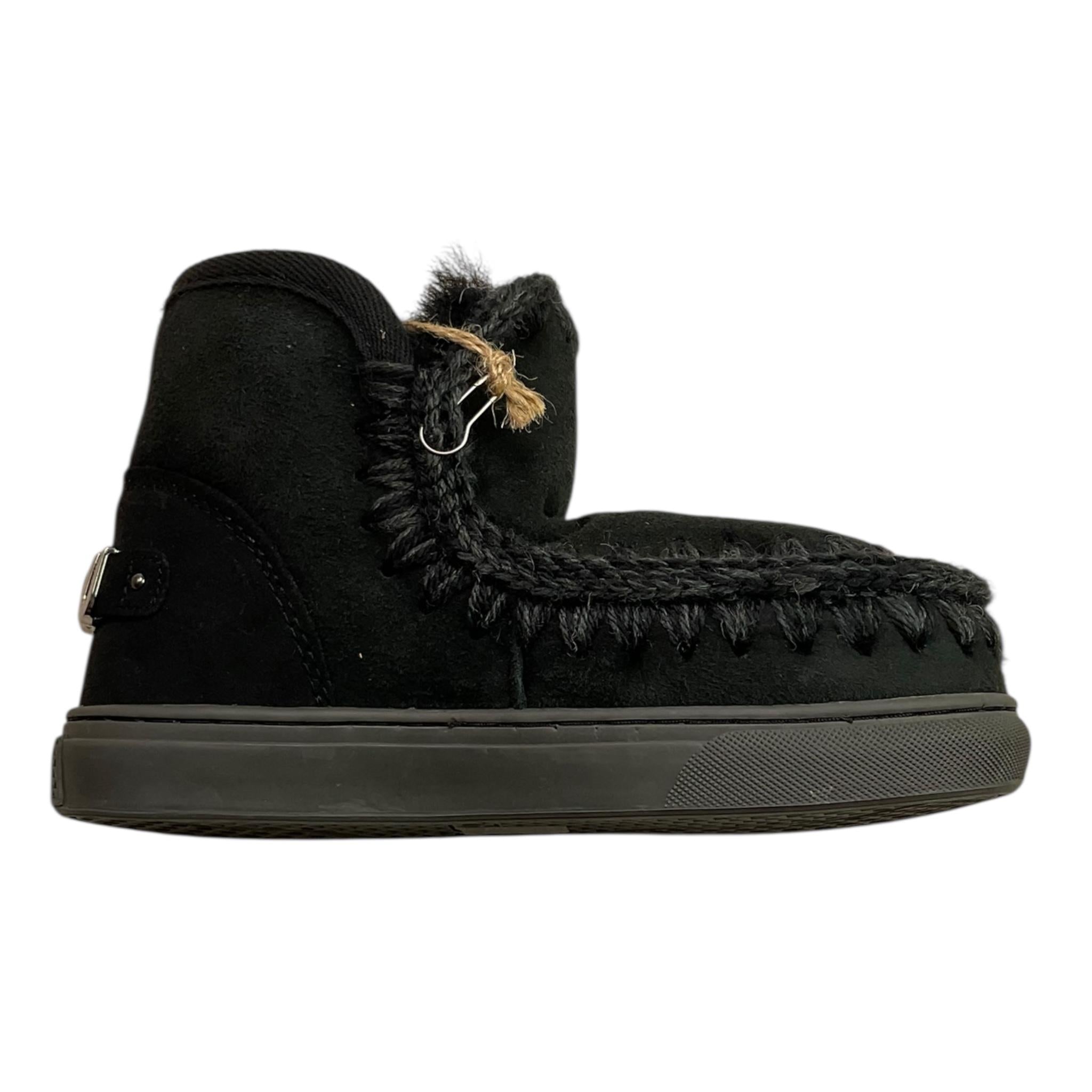 MOU stivali tinta unita con ricami  Nero per Bambina MUFK111015AA NERO MOU 