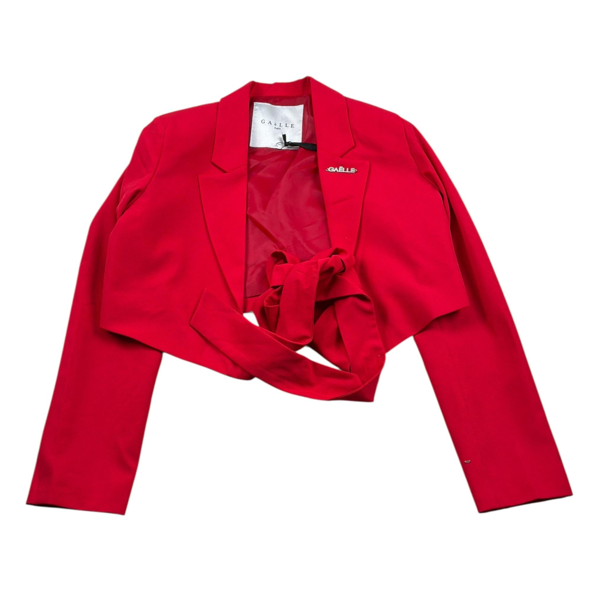 Gaelle Giacca Tinta Uita Modello Crop Rosso per Bambina 2745JY00001 ROSSO GAELLE 