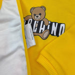 Moschino Set Tutina-Bavetta-Cappello per Neonato MOY03I GIALLO MOSCHINO 