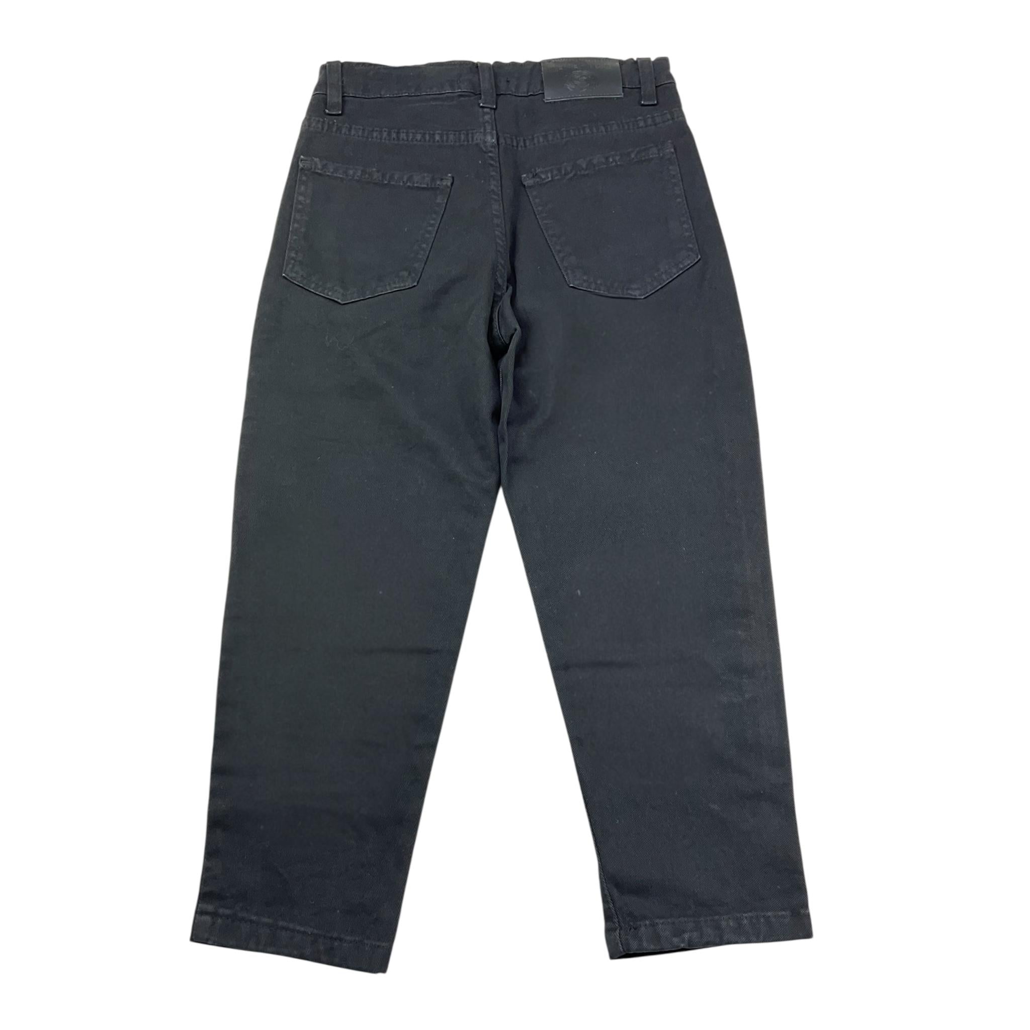 Never Too Jeans Tinta Unita con Girovita Regolabile per Bambino NT1396B NERO NEVER TOO 