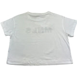 Monnalisa T-Shirt Girocollo Tinta Unita con Stampa  per Bambina 419606 BIANCO MONNALISA 