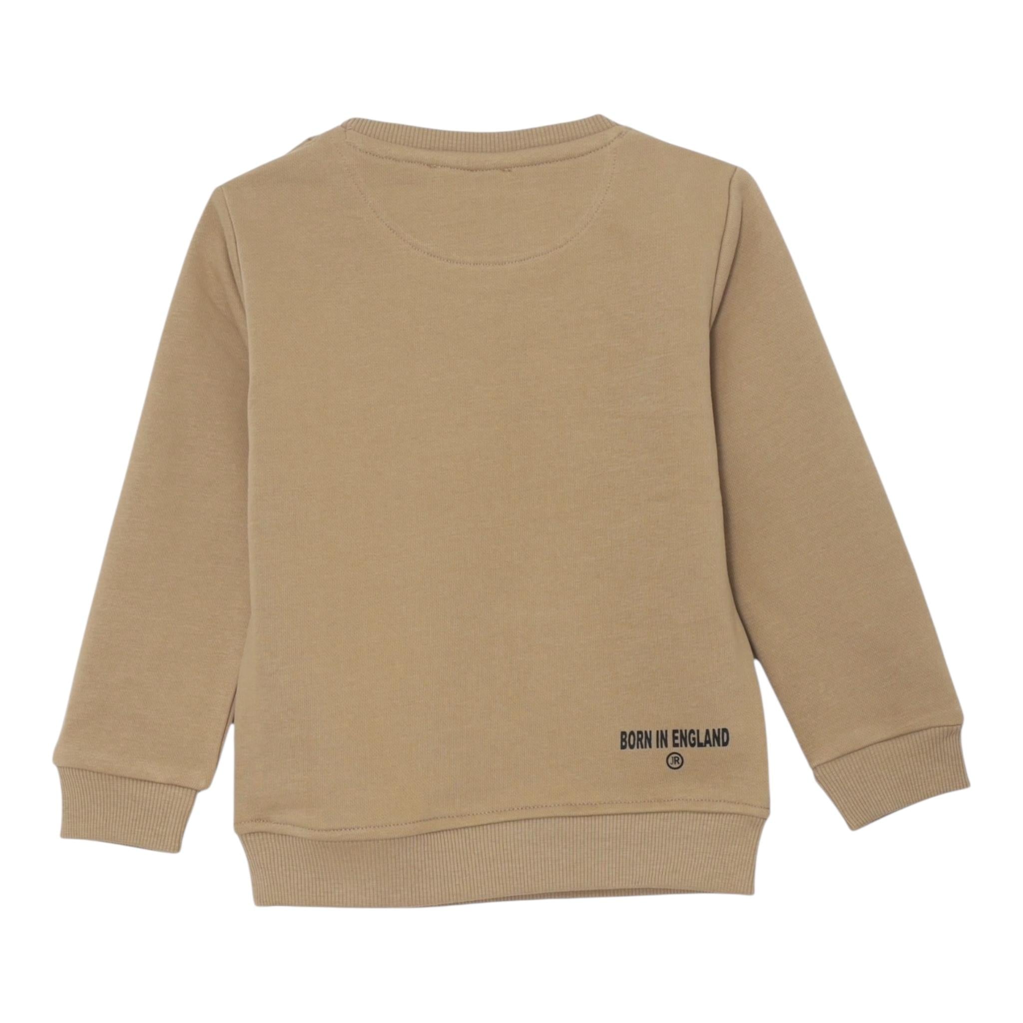 John Richmond Felpa Girocollo Tinta Unita con Stampa per Neonato RIA24035FE SABBIA JOHN RICHMOND 