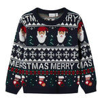 NAME IT maglia girocollo fantasia natalizia Blu per Bambino 13235186 BLU NAME IT 