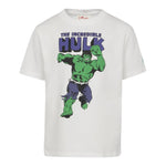 Saint Barth T-Shirt Girocollo Tinta Unita con Stampa Hulk per Neonato INCREDIBLE BIANCO SAINT BARTH 
