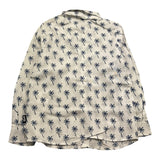 Daniele Alessandrini Camicia Manica Lunga Tinta Unitacon Palme per Neonato 1295C0899 BIANCO DANIELE ALESSANDRINI 