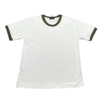 Emanuel Pris T-Shirt Girocollo Tinta Unita con Profili In Contrasto per Bambino ETS3139R BIANCO EMANUEL PRIS 