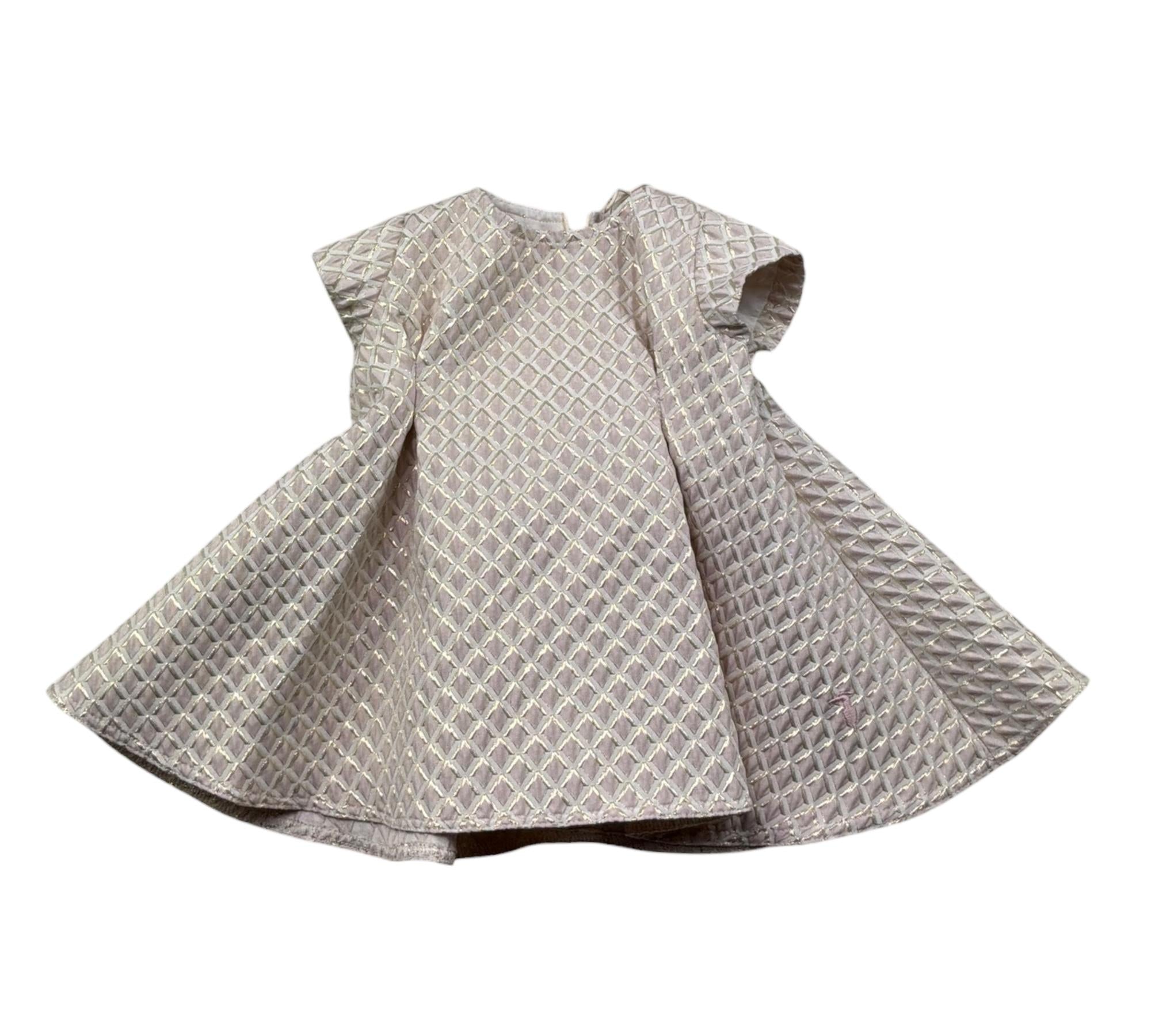 Trussardi Abito Mezza Manica Stampa Fantasia per Neonata TIP26150VE ROSA TRUSSARDI 