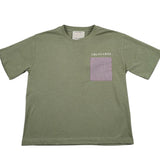 Trussardi T-Shirt Girocollo Tinta Unita con Stampa per Bambino TBP26125TS VERDE TRUSSARDI 