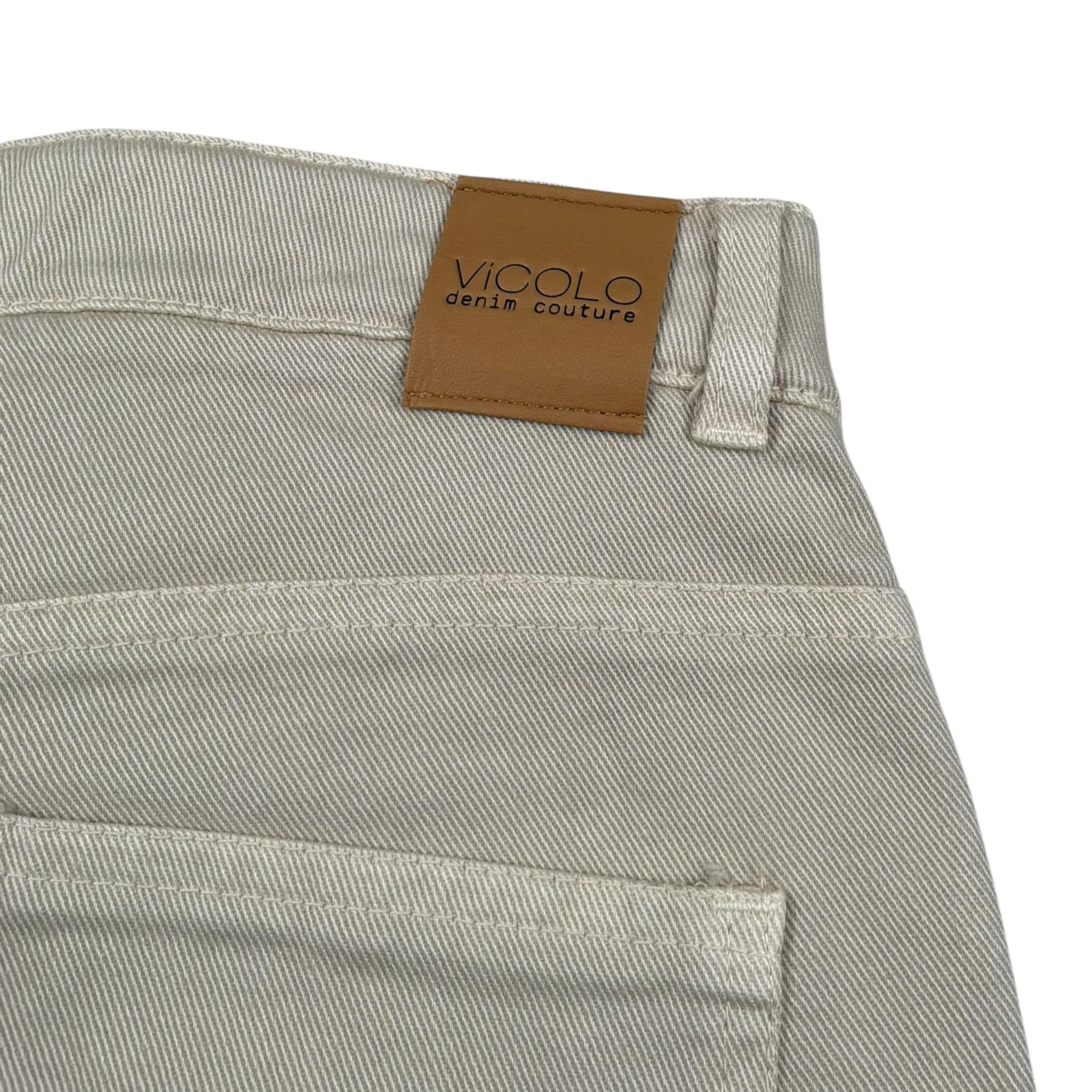 Vicolo Short Tinta Unita con Girovita Regolabile per Bambina 3146S00376 BEIGE VICOLO 