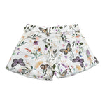 Liu Jo Short tinta unita con Fantasia Fiori Bianco per Neonata KA5060XX BIANCO LIU JO 