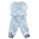 Le Bebe Completo 2 Pezzi Shirt-Ghettina Tinta Unita per Neonato LBB5258 BIANCO LE BEBE 