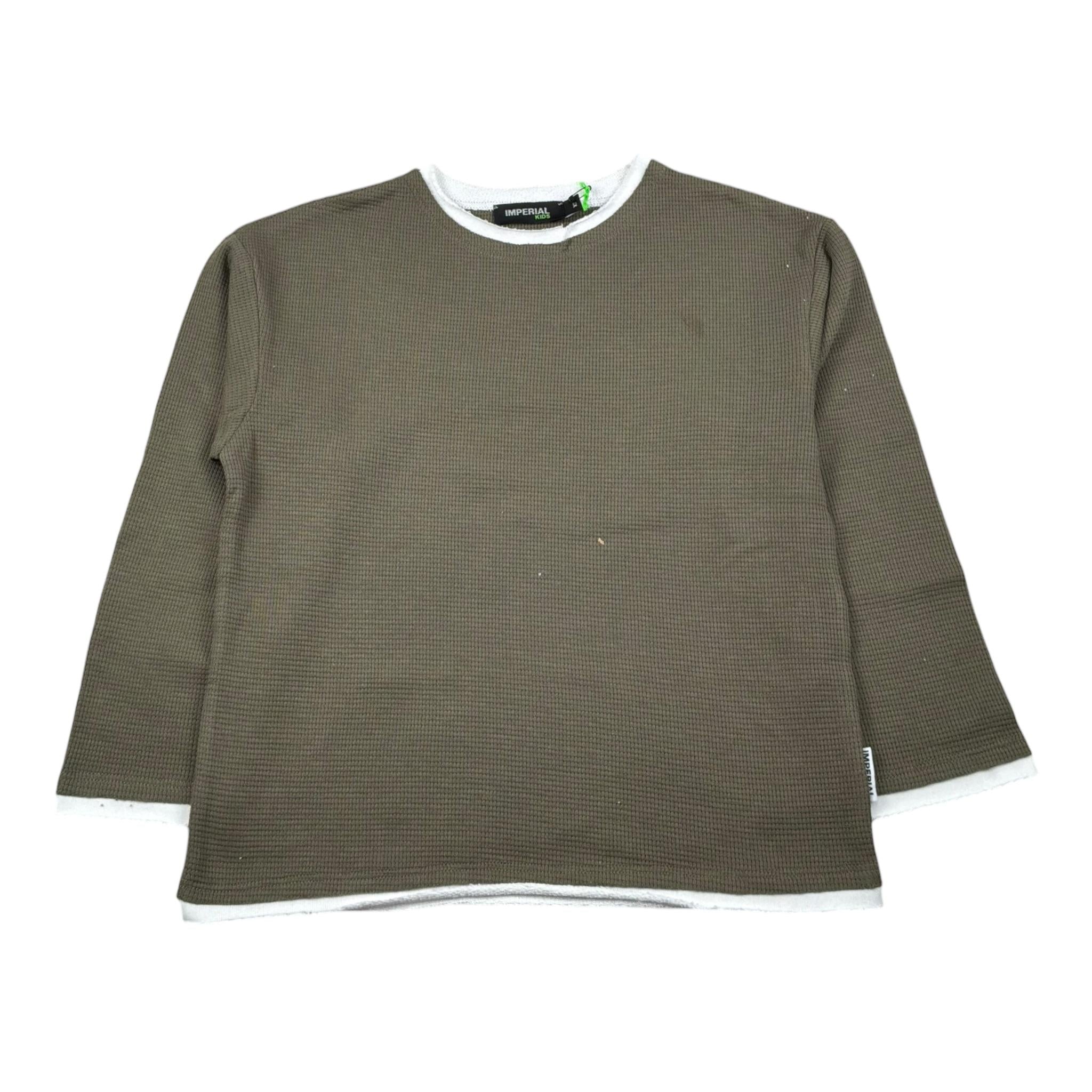 Imperial Kids Maglia Girocollo Tinta Unita per Bambino LB38030B73 VERDE IMPERIAL KIDS 