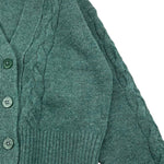 IL GUFO cardigan tinta unita con bottoni Verde per Bambina A24GF429EM220 VERDE IL GUFO 