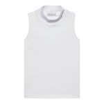 Calvin Klein Canotta Tinta Unita Giromanica con Stampa per Bambina IG0IG02486 BIANCO CALVIN KLEIN 