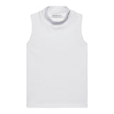 Calvin Klein Canotta Tinta Unita Giromanica con Stampa per Bambina IG0IG02486 BIANCO CALVIN KLEIN 