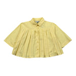 A' La Page Camicia Mezza Manica Tinta Unita per Bambina CILIEGIO GIALLO A' LA PAGE 