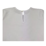 @Madilly T-Shirt Girocollo Tinta Unita per Bambino MALENA BIANCO @MADILLY 