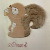 NINNAOH coperta tinta unita con stampa Bianco per Neonata I24COP25I BIANCO NINNAOH 