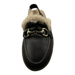 PAPANATAS sandali tinta unita con pelliccia Nero per Bambina 6958AB NERO PAPANATAS 