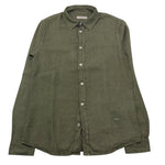 Paolo Pecora Camicia Manica Lunga Tinta Unita per Bambino PP4032 VERDE PAOLO PECORA 
