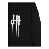 JOHN RICHMOND felpa con zip e cappuccio tinta unita con stampa Nero per Bambino RBA24020FEX NERO JOHN RICHMOND 