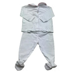 Isabel & Martinez Completo 2 Pezzi Shirt-Ghettina Tinta Unita per Neonata IM25N436 BIANCO ISABEL & MARTINEZ 