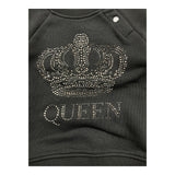 JOHN RICHMOND felpa girocollo tinta unita con brillantini Nero per Neonata RIA25113FE NERO JOHN RICHMOND 