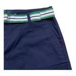 Ralph Lauren Short Tinta Unita con Cinturino per Bambina 313834890013 BLU RALPH LAUREN 