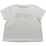 Liu Jo T-Shirt Girocollo Tinta Unita con Logo per Bambina GA5064 PANNA LIU JO 