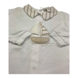 Lalalu' Tutina Manica Lunga Tinta Unita per Neonato TJL2P BIANCO LALALU' 