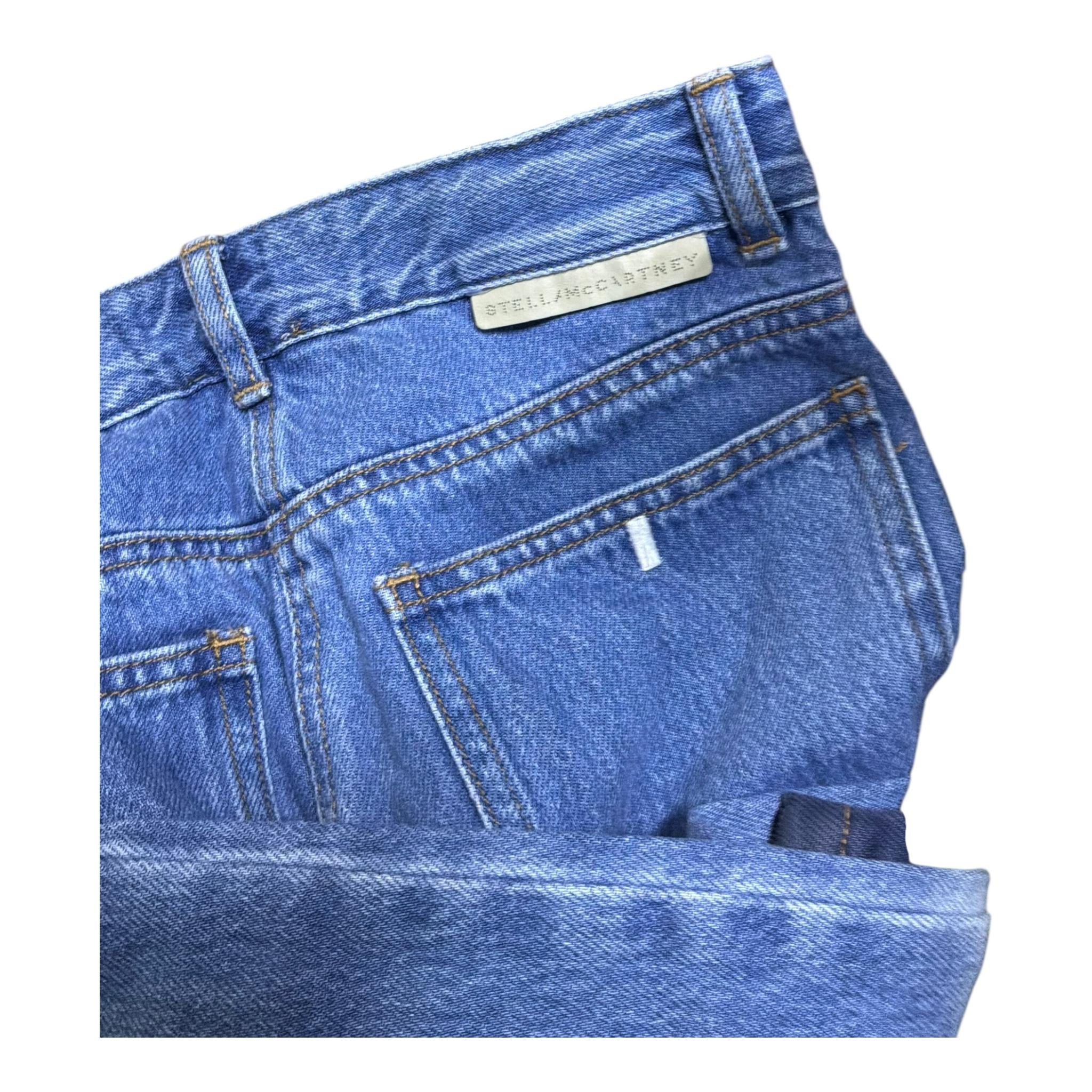 Stella Mccartney Jeans Modello Palazzo con Girovita Regolabile per Bambina TW6B80Z0 BLU STELLA McCARTNEY 