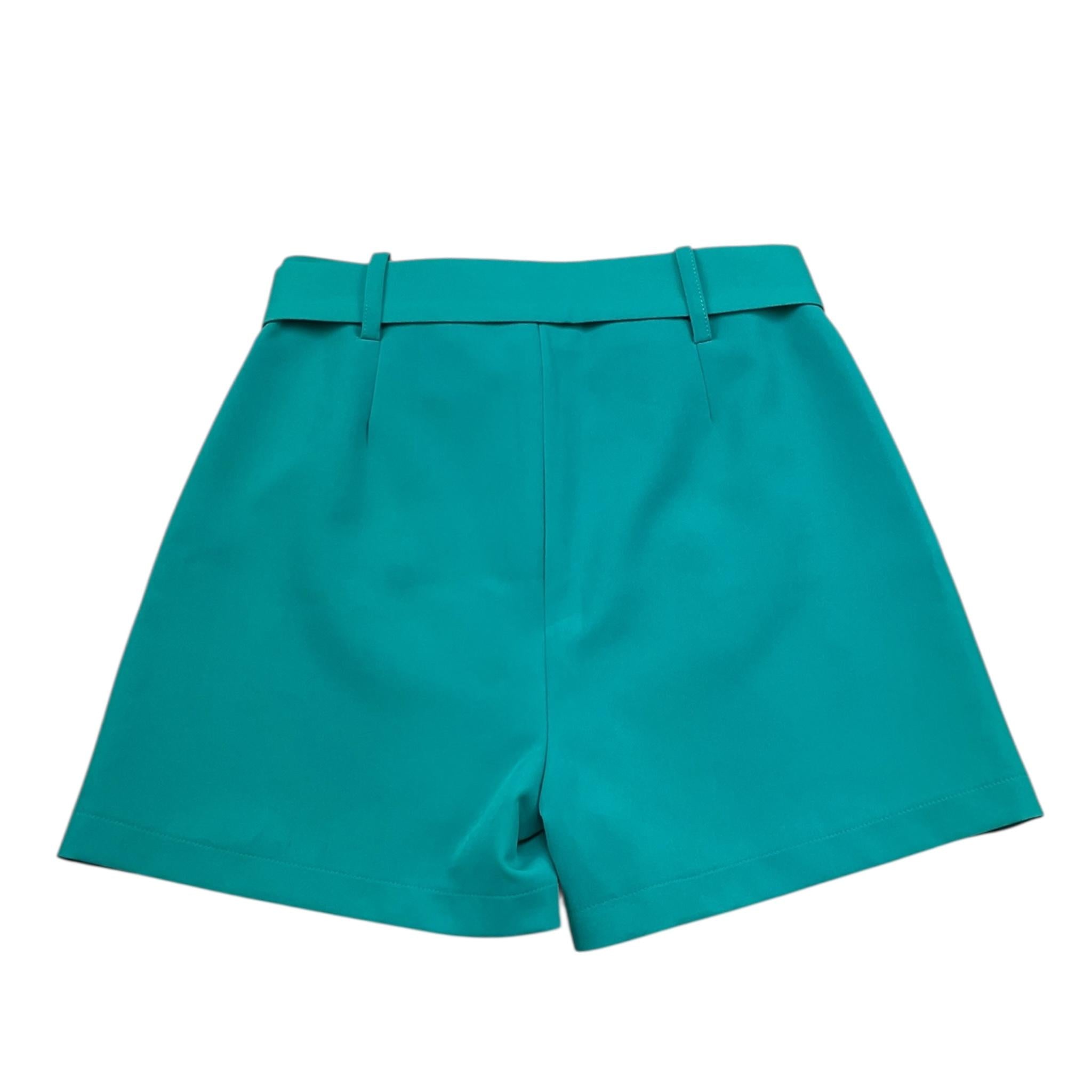 Marc Ellis Short Tinta Unita con Cinta Cintura per Bambina JMJSO01177 TURCHESE MARC ELLIS 