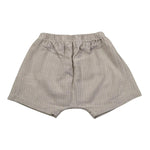 Petit Indi Bermuda Tinta Unita con Elastico In Vita per Neonato BERBEG BEIGE PETIT INDI 
